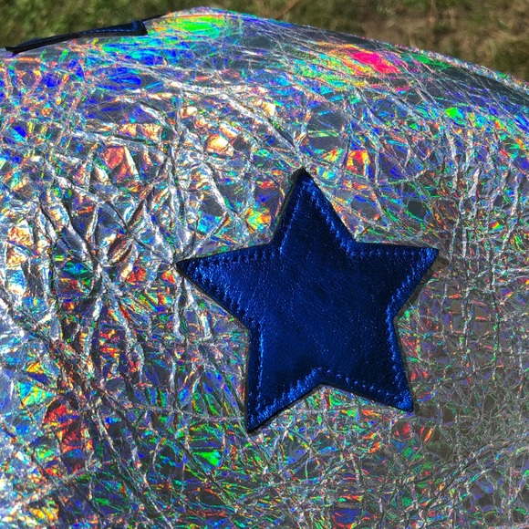 Filles A Papa Shearling Star Bomber Jacket M NWT - Picture 9 of 13